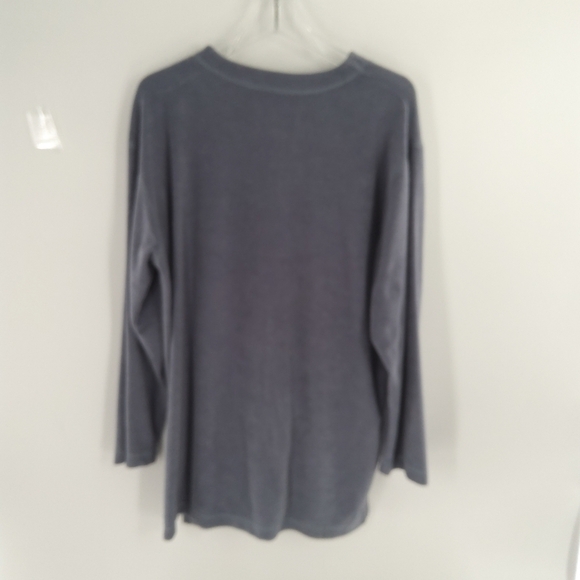 CHAUS Terry cloth button down sweater - Picture 3 of 5